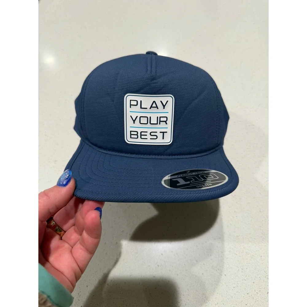 NWT PING PYB Flex Golf Hat in‎ Blue